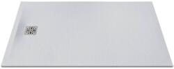 MARMY Dolomite öntött márvány zuhanytálca 70x140 cm, prada white 80 7637 70 14 50 (80 7746 70 14 50)
