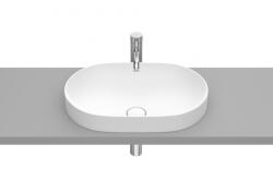 Roca Inspira Round pultba építhető Fineceramic mosdó 55x37 cm, matt fehér A327527620 (A327527620)