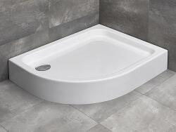 Radaway Laros E 100x80 íves, aszimmetrikus, jobbos zuhanytálca (SLE81017-01R) (SLE81017-01R) - szaniterplaza
