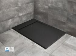Radaway Teos F 120x70 cm szögletes öntöttmárvány zuhanytálca, fekete HTF12070-54 (HTF12070-54)