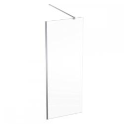 Geberit GEO 80 Walk-in fix oldalfal, ezüstözött 560.119. 00.2 (560.119.00.2)