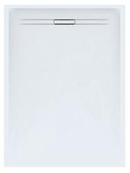 Geberit Sestra szögletes zuhanytálca 80 x 160 cm, sturkturált pala, fehér 550.258. 00.2 (550.258.00.2)