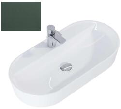 AREZZO design BABETTE 82x41 cm pultra ültethető mosdó, matt zöld AR-146046 (AR-146046)