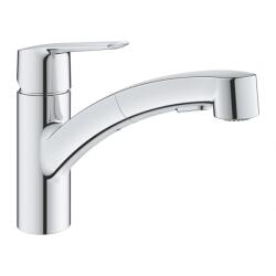 GROHE Start egykaros mosogatócsaptelep kihúzható zuhanyfejjel 30531001 (30531001)