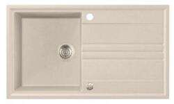 GranMaster LUKA 1B 1D gránit mosogató (#WHITE) (ZYK_A113)