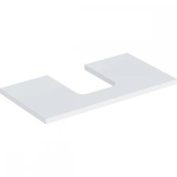 Geberit ONE mosdópult középső kivágással, pultra ültethető tálformájú mosdóhoz, 75x3x47cm, fehér/matt bevonat 505.272. 00.2 (505.272.00.2)