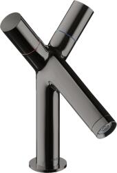 Hansgrohe Hansgrohe AXOR Starck kétkaros mosdócsaptelep automata lefolyó-garnitúrával, polírozott fekete króm 10030330 (10030330)