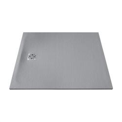MARMY Dolomite öntött márvány zuhanytálca 100x120 cm, VALENTINO GREY 80 7852 10 12 53 (80 7852 10 12 53)