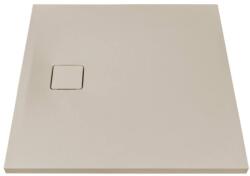 MARMY Loft öntött márvány zuhanytálca 90x100 cm, Armani Beige 80 7981 90 10 55 (80 7981 90 10 55)