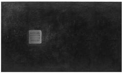 Roca Terran extra vékony STONEX zuhanytálca 100x70 cm fekete AP1013E82BC01400 (AP1013E82BC01400)