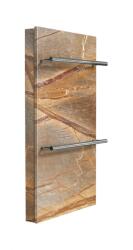 Radeco Stone 2 design törölközőszárítós csőradiátor (500 W, stone, 1500x500 mm) (STONE 2)