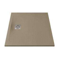 MARMY Dolomite öntött márvány zuhanytálca 90x90 cm, matt latte 80 7642 90 90 56 (80 7642 90 90 56)