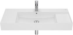 Roca Inspira SQUARE FINECERAMIC 100x49 cm mosdó, matt fehér A32752A620 (A32752A620)