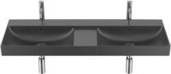 Roca Ona 120x46 cm FINECERAMIC mosdó, matt fekete A32768B080 (A32768B080)