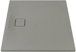 MARMY Loft öntött márvány zuhanytálca 90x100 cm, Valentino Grey 80 7981 90 10 53 (80 7981 90 10 53)