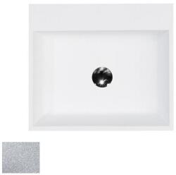 Besco Vera Glam 40x50x15 cm pultra építhető mosdó, ezüst UMD-V-NBS (UMD-V-NBS) - szaniterplaza