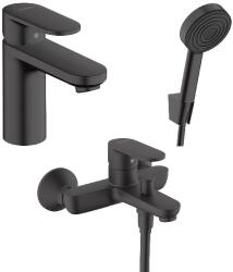 Hansgrohe Vernis Blend csaptelep szett, matt fekete SZP-HG20 (71440670, 71551670, 24301670) (SZP-HG20)