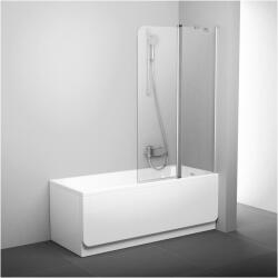 RAVAK CVS2 100 cm jobbos kádparaván Transparent üveggel, szatén 7QRA0U00Z1 (7QRA0U00Z1)