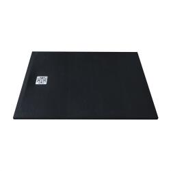 MARMY Dolomite öntött márvány zuhanytálca 100x140 cm, CAVALLI BLACK 80 7911 10 14 54 (80 7911 10 14 54)