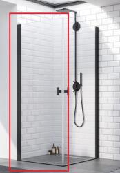 Radaway Nes Black KDD I 80 B szögletes fekete zuhanykabin (egyik fele), balos 10021080-54-01L (10021080-54-01L)