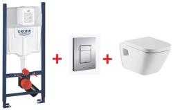 GROHE Rapid SL Projekt falsík alatti wc tartály komplett szett SZP-GR29 (38840000, 38732000, Roca-A346477000, Roca-A80147200B) (SZP-GR29)
