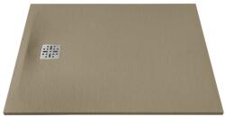 MARMY Dolomite öntött márvány zuhanytálca 70x90 cm, Gucci Latte 80 7635 70 90 56 (80 7635 70 90 56)
