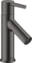 Hansgrohe Hansgrohe AXOR Starck Egykaros mosdócsaptelep 80 automata lefolyó-garnitúrával, szálcsiszolt fekete króm 10102340 (10102340)