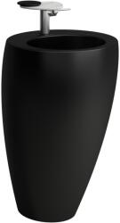 Laufen ILBAGNOALESSI ONE szabadonálló mosdó 52x53 cm matt fekete H8119717161041 (H8119717161041)