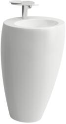 Laufen ILBAGNOALESSI ONE szabadonálló mosdó 52x53 cm csaplyuk nélkül matt fehér H8119717571091 (H8119717571091)