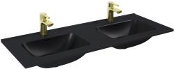 AREZZO design SKAPPA 120 cm dupla mosdó, matt antracit AR-146076 (AR-146076)