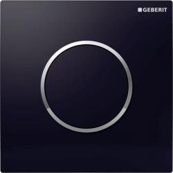 Geberit HyTouch 116.015. XX. 1 pneumatikus vizelde vezérlés, Sigma10 dizájn (fekete / fényes króm / fekete, #116.015. KM. 1) (116.015.KM.1) - szaniterplaza