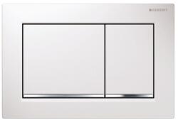 Geberit Omega30 kétmennyiséges öblítésű működtető nyomólap fehér / fényes króm / fehér 115.080. KJ. 1 (115.080.KJ.1)