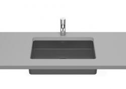 Roca Inspira alulról beépíthető Fineceramic mosdó 60, 5x39 cm, onyx A327535640 (A327535640)