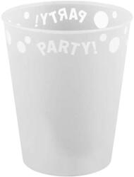 Fehér micro műanyag pohár 250ml (PNN96200)