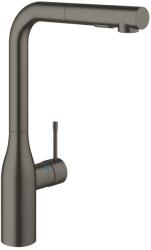 GROHE Essence mosogató csaptelep kihúzható zuhanyfejjel, brushed hard graphite 30504AL0 (30504AL0)