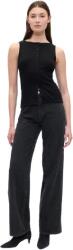 GAP V-hr wide leg black pima 30