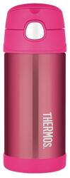 Thermos Termos pentru copii Thermos cu pai, roz (0.355 l)