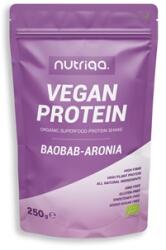 Nutriqa bio vegán baobab-arónia protein shake 250 g - menteskereso