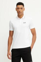 EA7 Emporio Armani póló férfi pamut elasztánnal - fehér XL - answear - 24 990 Ft