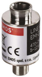 EMOS J5710 DVB-T/T2 antenna előerősítő 30 dB (2508000900)