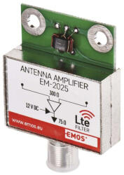 EMOS J5802 Antenna előerősítő 25dB VHF/UHF (2507100600)