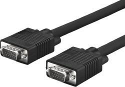 MicroConnect Cablu VGA Tata-Tata 20 m, dublu ecranat, Full HD 60Hz, negru (MONGG20B)