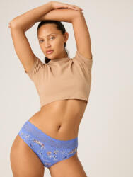 Modibodi Menstruációs bugyi Modibodi Sensual Hi-Waist Bikini Moderate-Heavy Bouquet Blue (MODI4038BB) XS