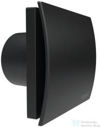 SAPHO Cata UC-10 Silentis STD ventilátor dekoratív előlappal, pillangószeleppel, 8W, 100mm, fekete (01222100) (01222100)