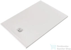 Kludi TERRA 120x80 cm-es RAKSOLID zuhanytálca szifon nélkül, matt fehér 08DW0753 (08DW0753)
