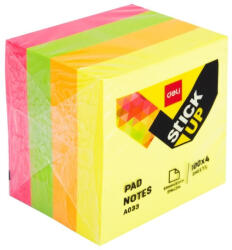 Deli Notes Adeziv 51 51mm 4 Culori Neon 400 File Deli (DLEA03303)