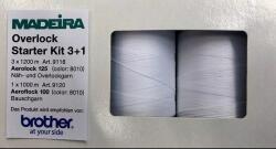 Madeira Ata de surfilat premium, 3+1 conuri Madeira Overlock Starter Kit (MADEIRAZ9200B) - tiparedecroitorie