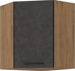 TEMPO KONDELA Dulap superior, gri mat/stejar lancelot, VEGA 58x58 GN-72 1F