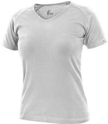 CXS Tricou damă CXS ELLA cu decolteu în V - Albă | S (1610-178-100-92)
