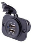 HD Beépített töltő 2x USB 3.1A, 12/24V, 63210 (63210)